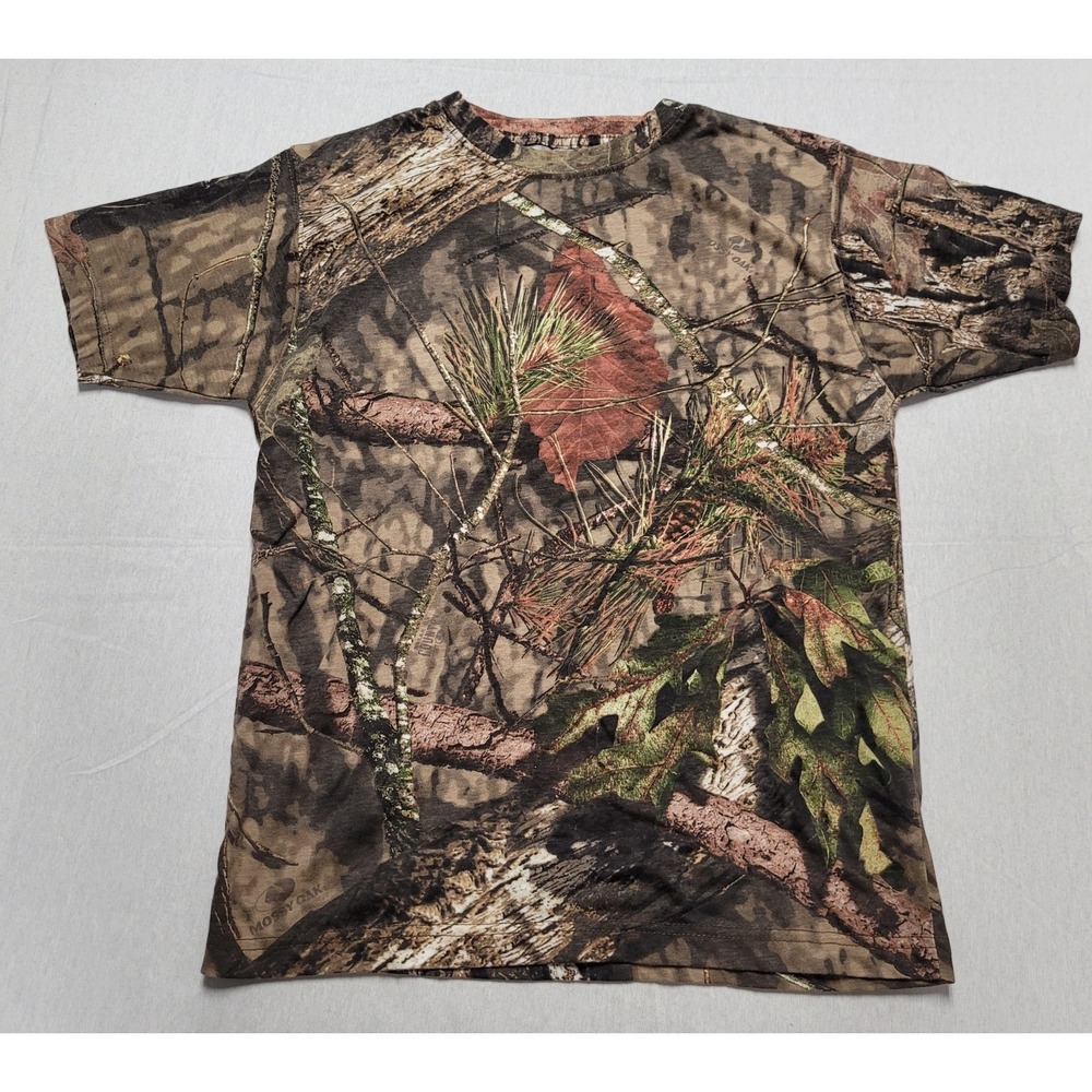Youth Rustic Ridge Mossy Oak Camouflage T-shirt Size XL